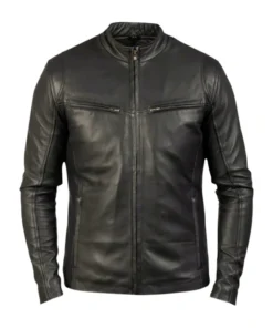 Brunox Cafe Racer Leather Jacket