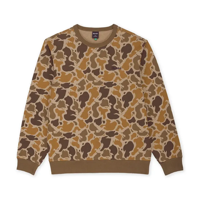 Camo Crewneck Sweatshirt