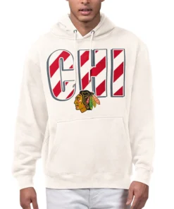 Chicago Blackhawks Starter City Abbreviation Fleece Hoodie