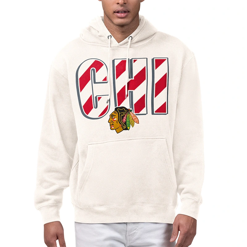 Chicago Blackhawks Starter City Abbreviation Fleece Hoodie