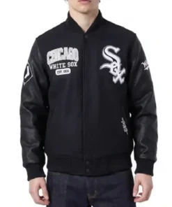 Chicago White Sox City Arch Black Varsity Jacket