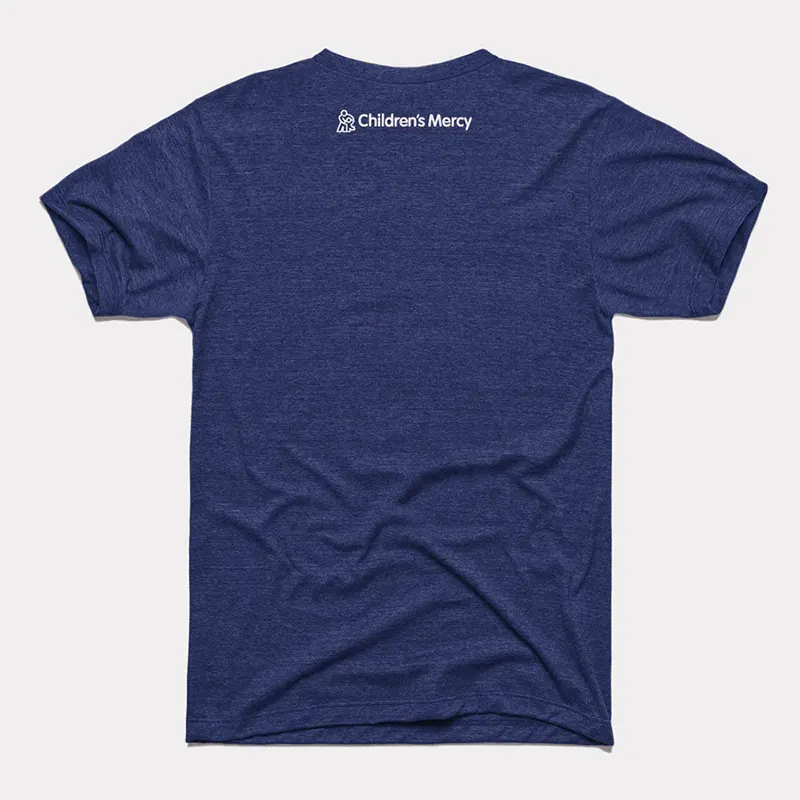Childrens Mercy United For Kids Navy Tee - Image 2