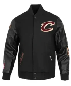 Cleveland Cavaliers Black Classic Varsity Jacket