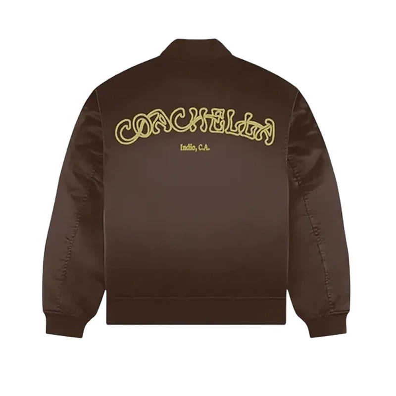 Coachella 2026 Brown Bomber Jacket - Image 3