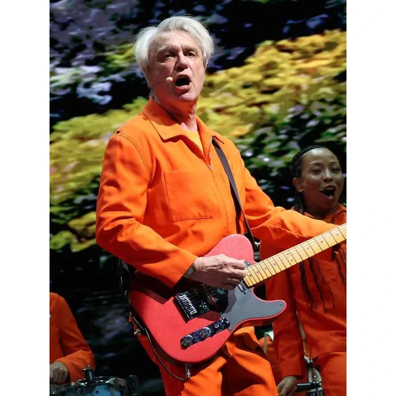 Coachella 2026 David-Byrne Orange Jacket - Image 5