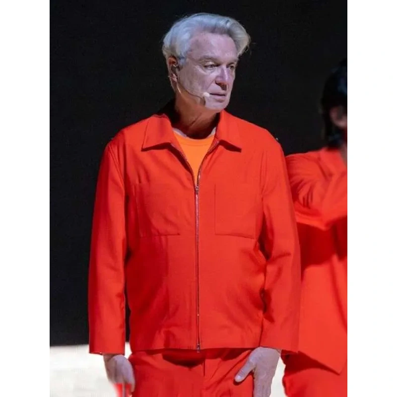 Coachella 2026 David-Byrne Orange Jacket - Image 4