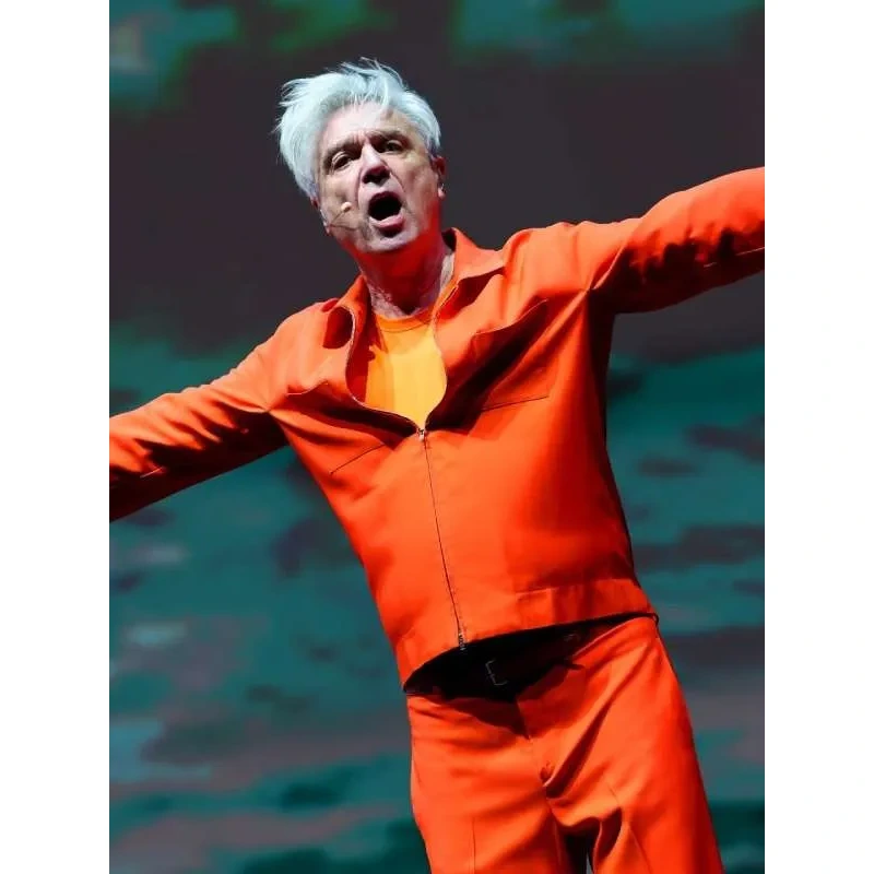 Coachella 2026 David-Byrne Orange Jacket - Image 7