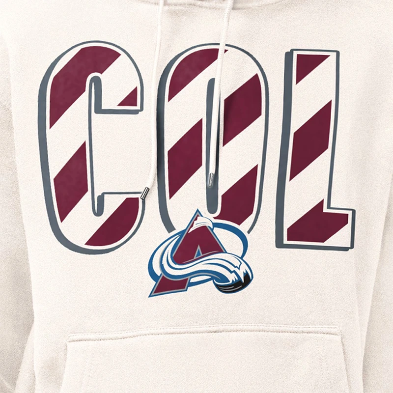 Colorado Avalanche Starter City Abbreviation Fleece Hoodie - Image 3