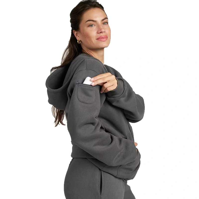 Comfrt Tops Comfrt Travel Essentials Zip Hoodie - Image 3