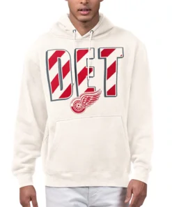 Detroit Red Wings Starter City Abbreviation Fleece Hoodie