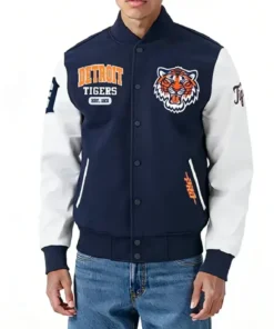 Detroit Tigers City Arch Varsity Jacket