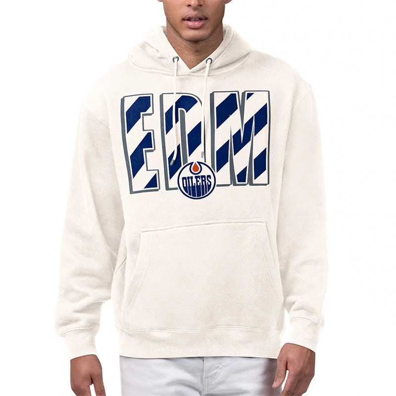 Edmonton Oilers Starter City Abbreviation Fleece Hoodie