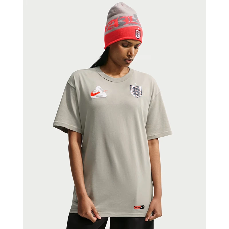 England x Palace Grey T-Shirt - Image 2