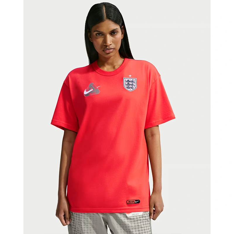 England x Palace Red T-Shirt - Image 2