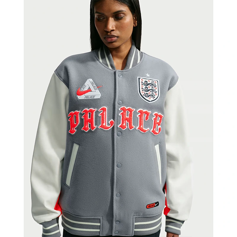England x Palace Varsity Jacket - Image 2