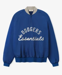 Essentials Dodgers Half Zip Pullover
