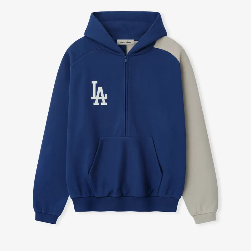 Essentials Dodgers Raglan Half Zip Sport Hoodie