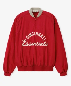 Essentials Reds Half Zip Pullover
