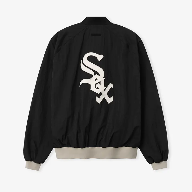 Essentials White Sox Half Zip Pullover - Image 2