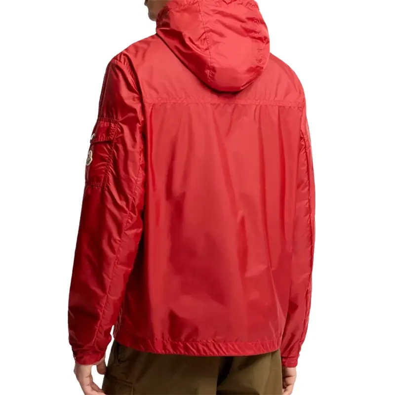 Etiache Red Rain Hooded Jacket - Image 3