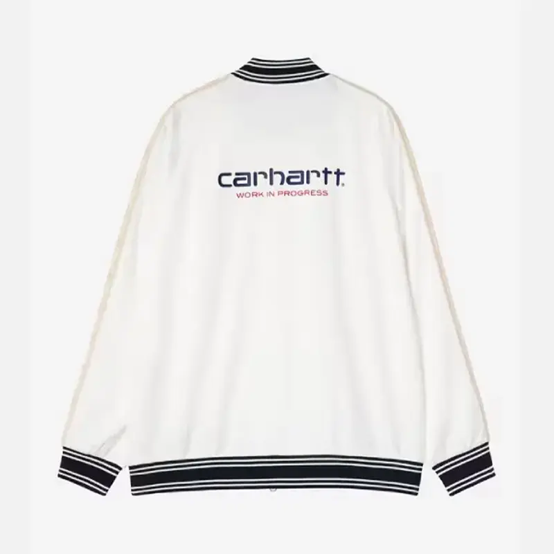 F.C. Real Bristol x Carhartt WIP White Varsity Track Jacket - Image 2