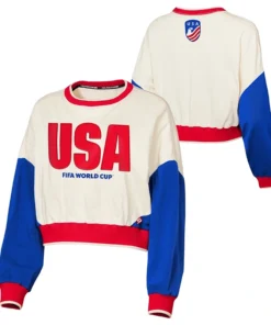 FIFA World Cup 2026 USA Crop Sweatshirt