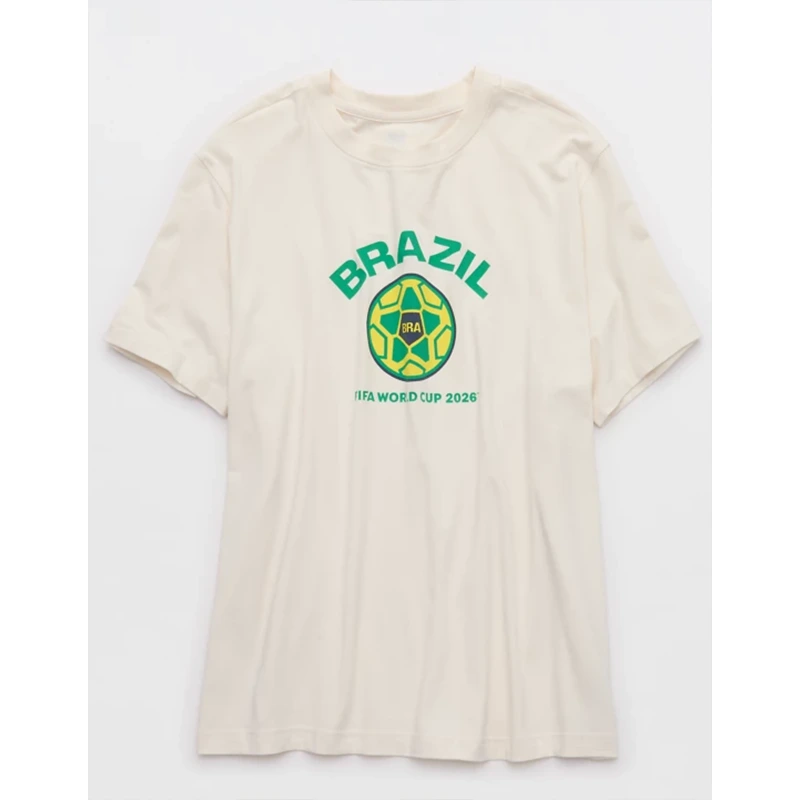 FWC26 OFFLINE By Aerie Brazil Let's Stretch Oversized T-Shirt