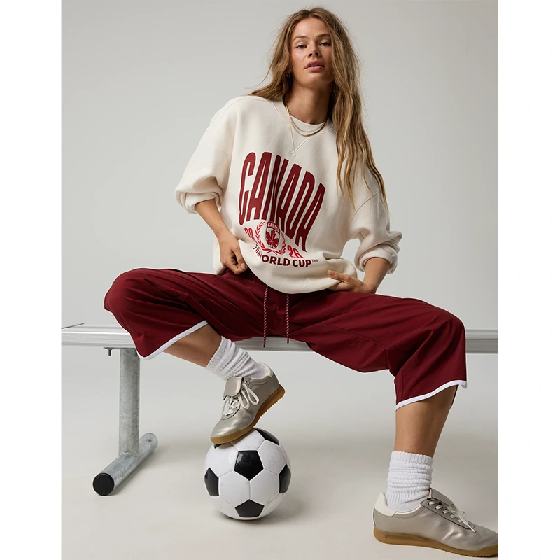 FWC26 OFFLINE By Aerie Canada Cloud Fleece Oversized Crewneck Sweatshirt - Image 6