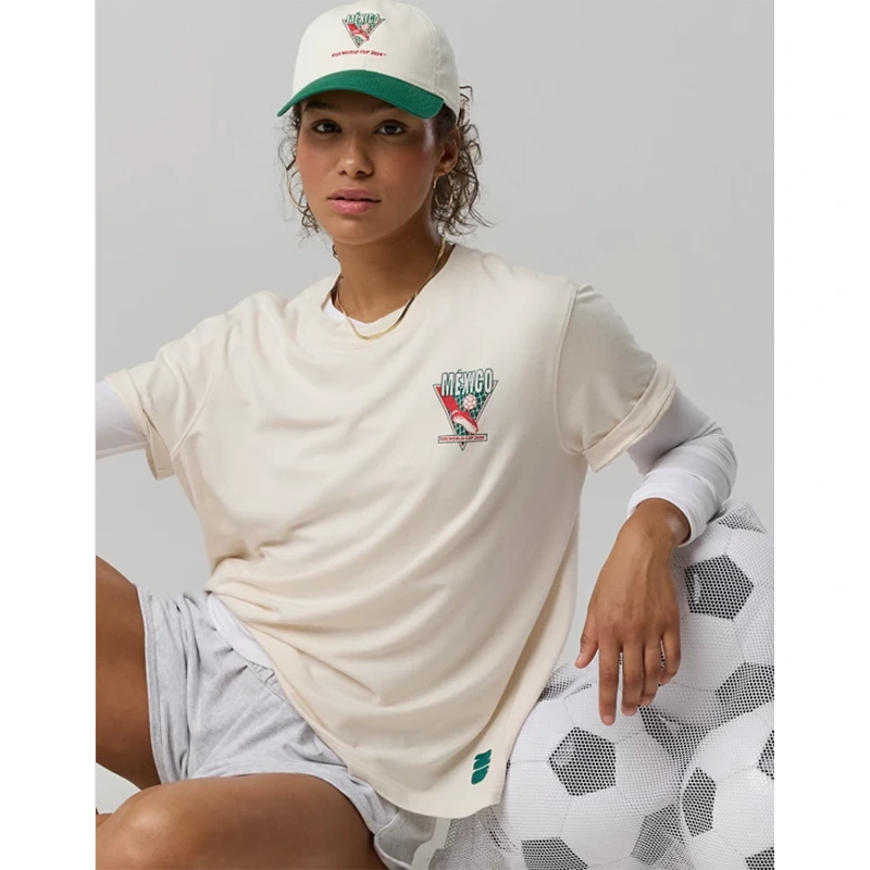 FWC26 OFFLINE By Aerie Mexico Let's Stretch Oversized T-Shirt - Image 7