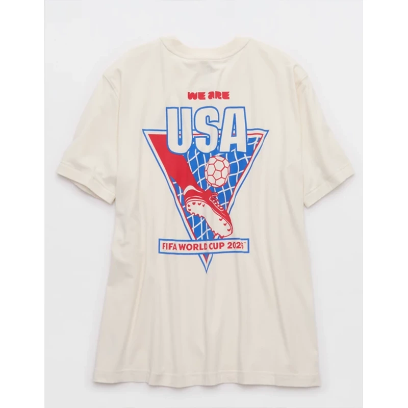 FWC26 OFFLINE By Aerie USA Let's Stretch Oversized T-Shirt - Image 2