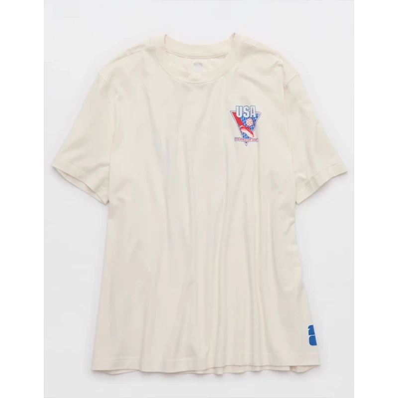 FWC26 OFFLINE By Aerie USA Let's Stretch Oversized T-Shirt