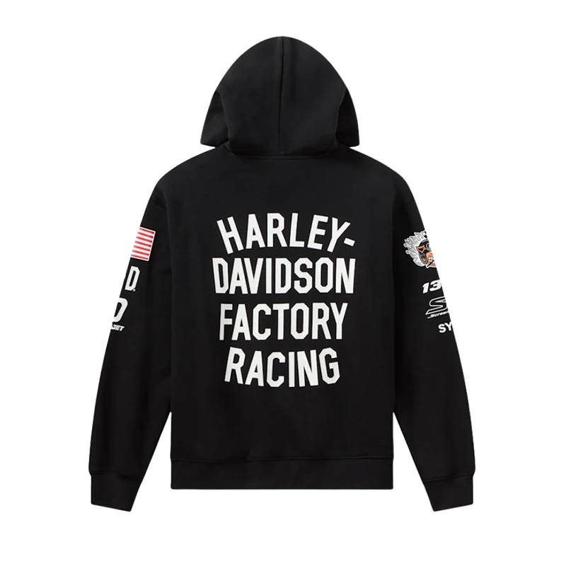 Factory Racing Fanwear Hoodie – Harley Black - Image 2