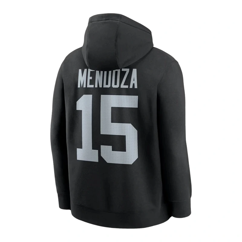 Fernando Mendoza Las Vegas Raiders Black Fleece Hoodie - Image 2