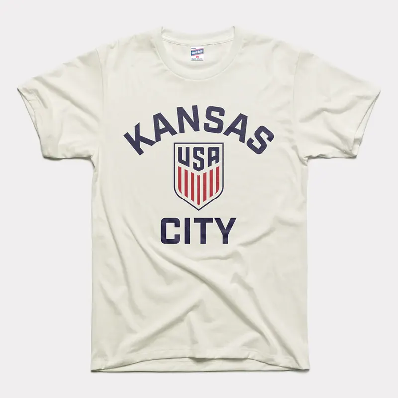 Fifa Kansas City U.S. Soccer Vintage White Tee