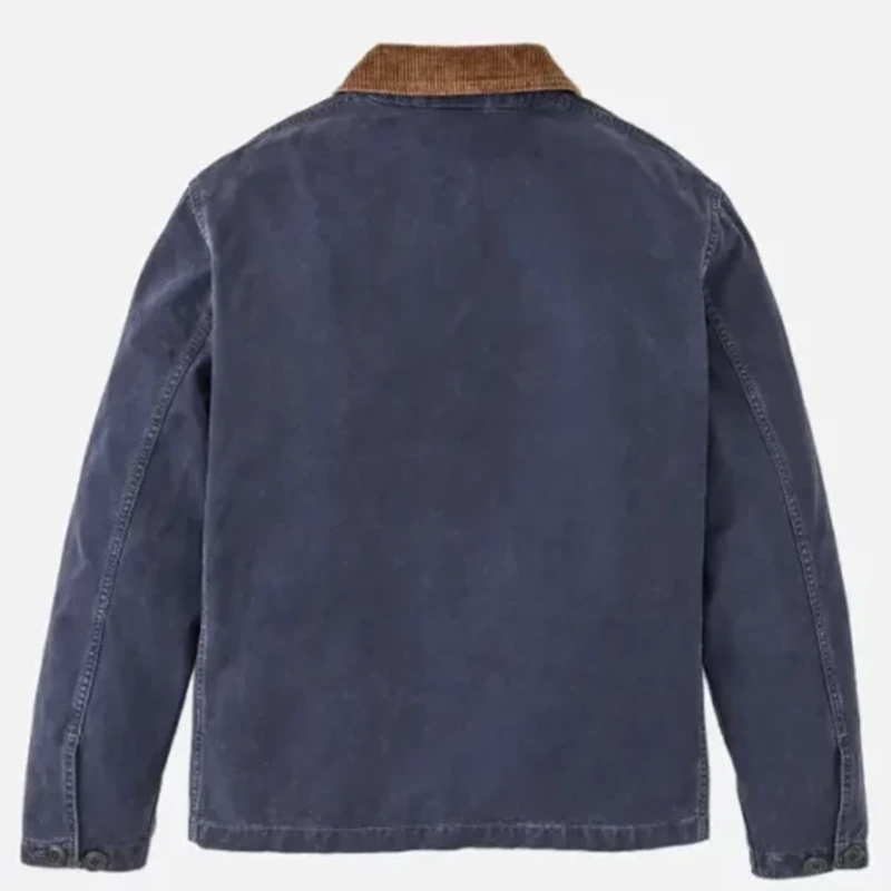 Filson Canvas Outfitter Blue Jacket - Image 2