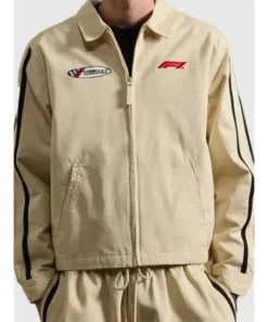 Formula 1 x Pacsun Miami Tan Brown Work Jacket