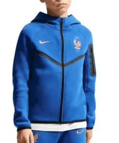 France FFF Tech Fleece Junior Full-Zip Hoodie 2026/27