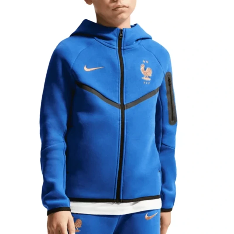 France FFF Tech Fleece Junior Full-Zip Hoodie 2026/27