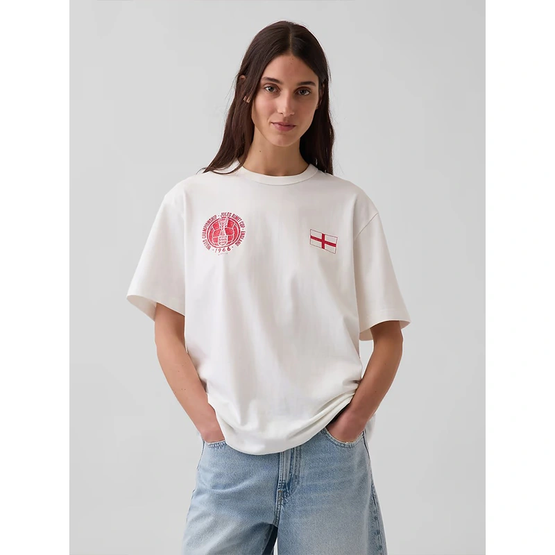 GAP x FIFA World Cup 2026 England Relaxed Graphic T-Shirt - Image 4