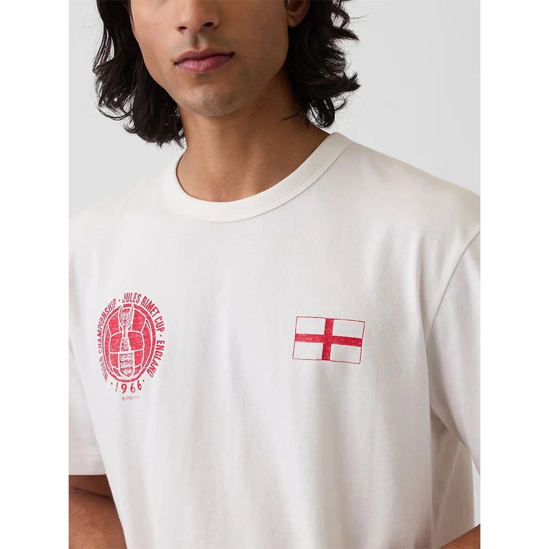 GAP x FIFA World Cup 2026 England Relaxed Graphic T-Shirt - Image 3