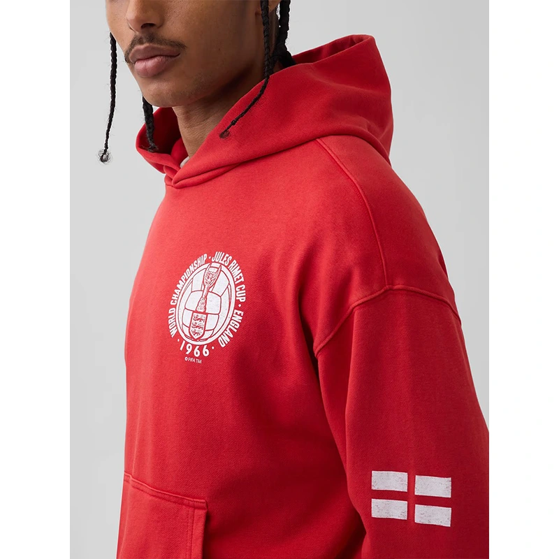 GAP x FIFA World Cup 2026 England VintageSoft Terry Oversized Hoodie - Image 5