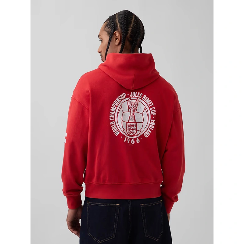 GAP x FIFA World Cup 2026 England VintageSoft Terry Oversized Hoodie - Image 6
