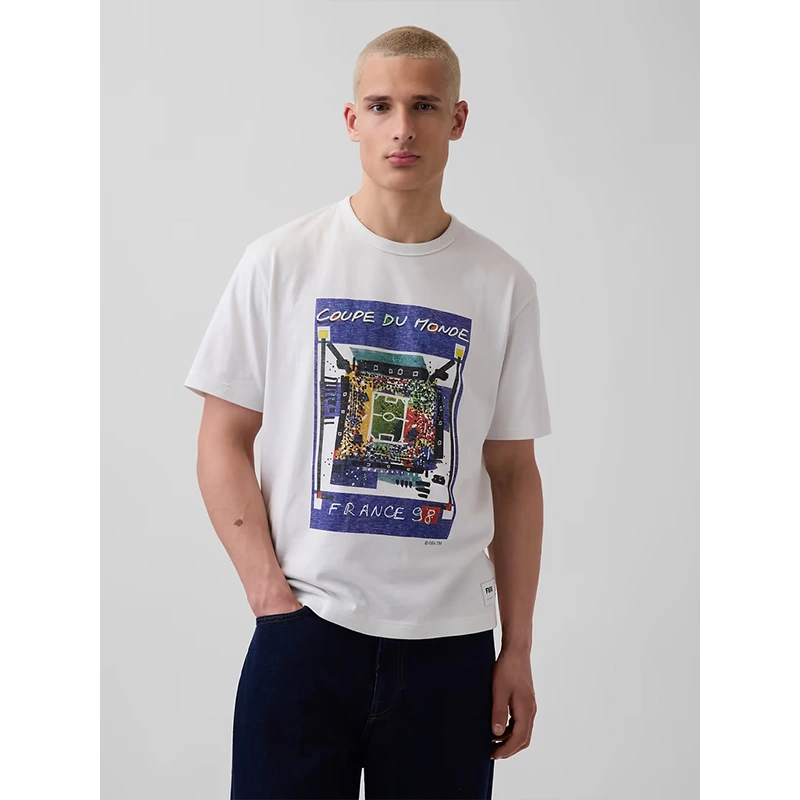 GAP x FIFA World Cup 2026 France Relaxed Graphic T-Shirt - Image 5