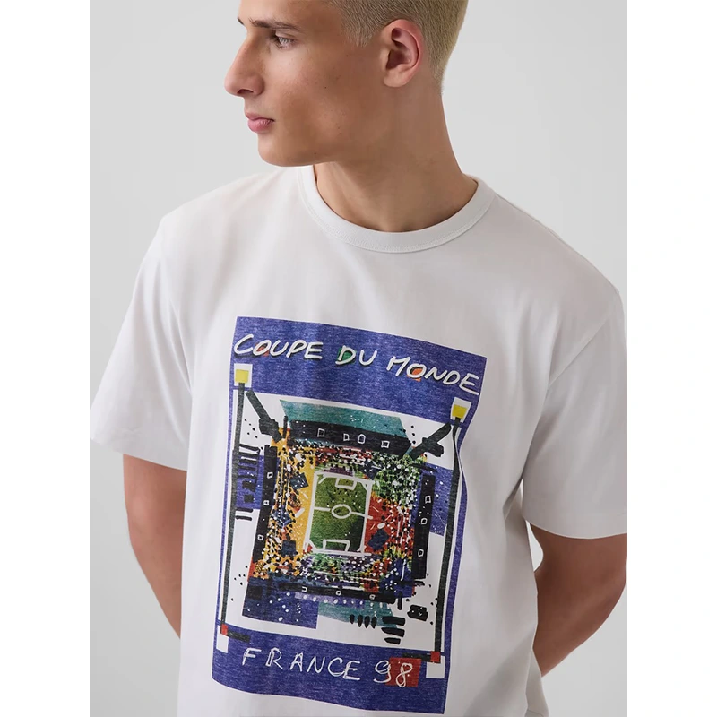 GAP x FIFA World Cup 2026 France Relaxed Graphic T-Shirt - Image 6