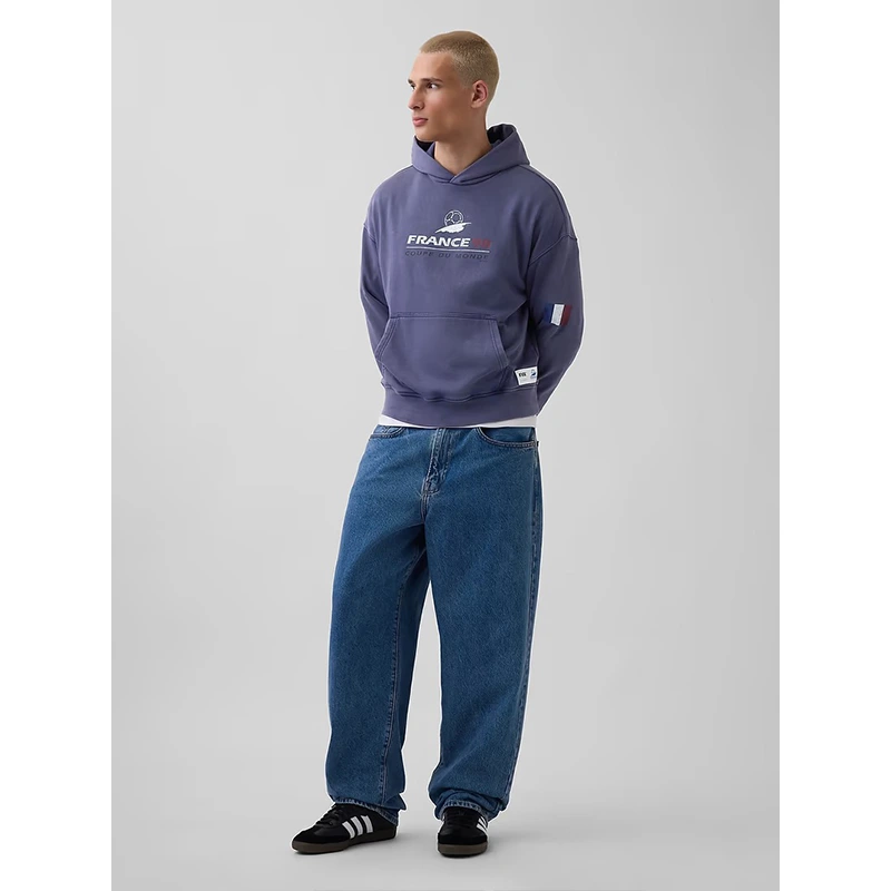 GAP x FIFA World Cup 2026 France VintageSoft Terry Oversized Hoodie - Image 7