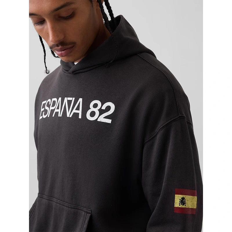 GAP x FIFA World Cup 2026 Spain VintageSoft Terry Oversized Hoodie - Image 5