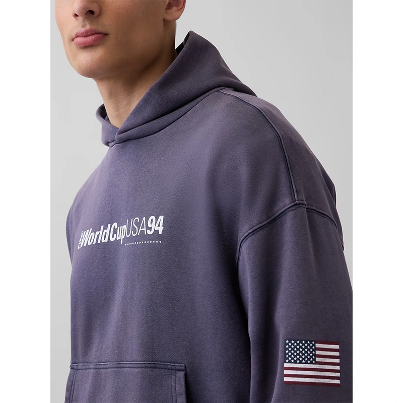 GAP x FIFA World Cup 2026 USA VintageSoft Terry Oversized Hoodie - Image 5