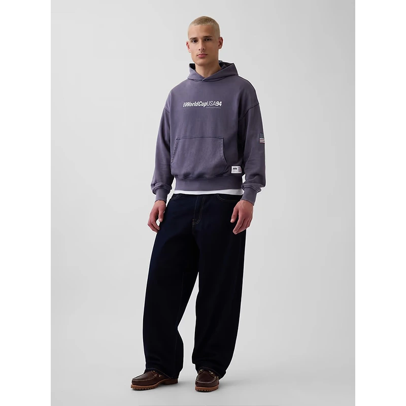 GAP x FIFA World Cup 2026 USA VintageSoft Terry Oversized Hoodie - Image 3