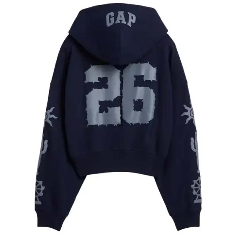 Gap x Coachella Zip Navy Blue Hoodie - Image 2
