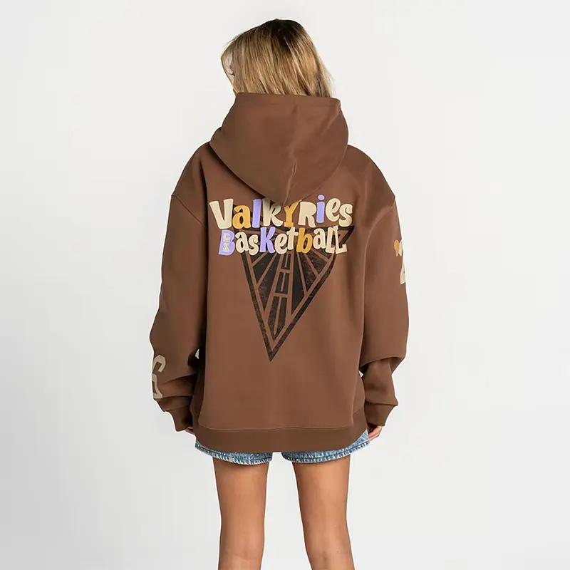 Golden State Valkyries The Wild Collective Unisex Washed Fleece Hoodie - Image 2